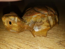 Hand Carved Stone Turtle Sculpture Figurine