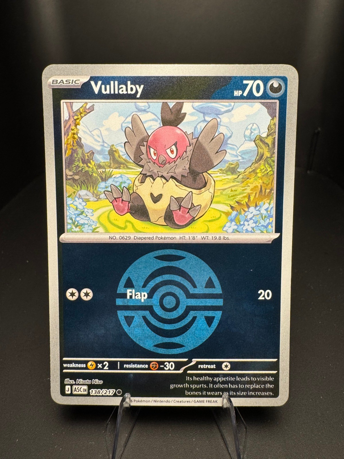 Vullaby (Dusk Ball) Reverse Holo Common ME: Ascended Heroes 138/217 NM