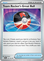 Team Rocket's Great Ball 175/182 Destined Rivals