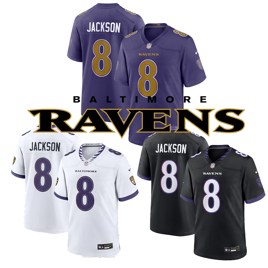 Men's Ravens #8 Lamar Jackson Vapor F.U.S.E. Sewn Down Limited