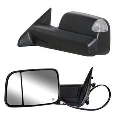 Towing Mirrors For 2019 2020 2021 2022 2023 Ram 1500 Classic Power Heated Signal