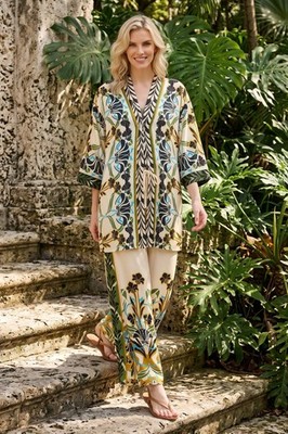 Johnny Was Frida Floral Silk Floral Kimono C48425-7