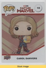 2023 Upper Deck Funko Pop Marvel Infinity Saga Patina Carol Danvers READ 0nr3