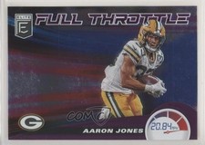 2020 Panini Donruss Elite Full Throttle Purple /75 Aaron Jones #20 9hx