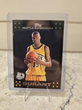 Topps 2007-08 Kevin Durant Rookie Card 50th Anniversary #112 Seattle Supersonics. rookie card picture