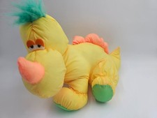 VINTAGE 90's DINO ROAR Dinosaur PUFFALUMP Plush FISHER PRICE Dan DEE Works