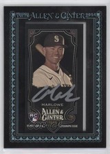 2024 Topps Allen & Ginter X Framed Mini Black Frame 7/10 Cade Marlowe Auto f2v