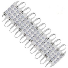 Upgraded 100PCS Led Module Strip Lights White, 54ft AC110V SMD 3 1.8W-100PCS