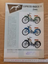 Original Express Radexi II Prospekt / Werbebl...