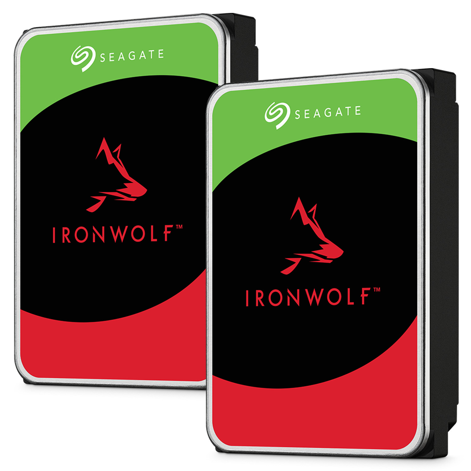 4TB (2×2TB) Seagate IronWolf NAS HDD Bundle 3.5″ 5400RPM RAID 1 Ready CMR