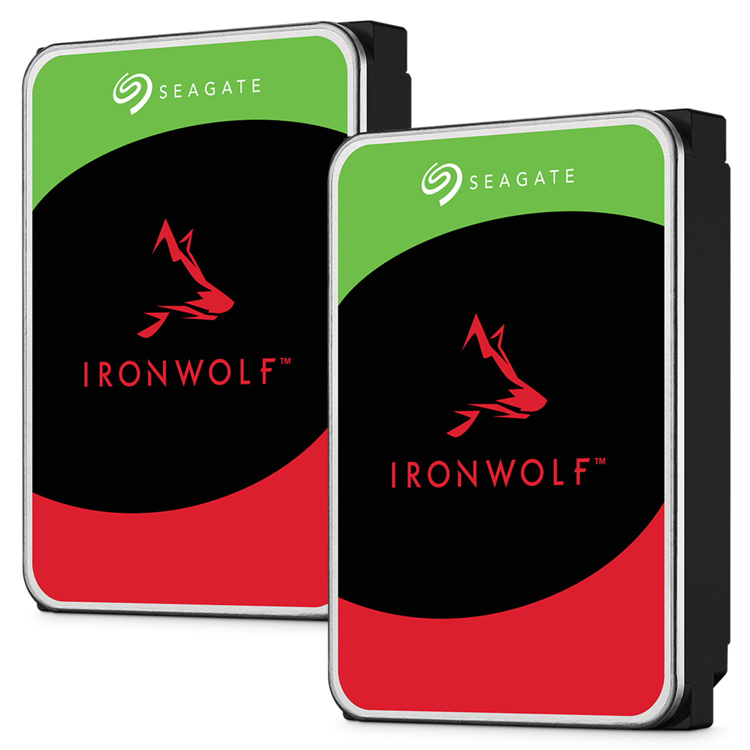 4TB (2×2TB) Seagate IronWolf NAS HDD Bundle 3.5″ 5400RPM RAID 1 Ready CMR