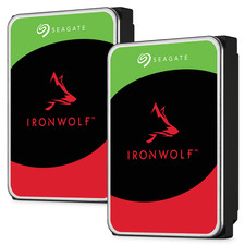 4TB (2�2TB) Seagate IronWolf NAS HDD Bundle 3.5? 5400RPM RAID 1 Ready CMR