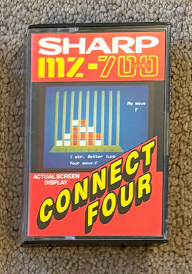 Sharp Computer MZ 700 Connect Four Software