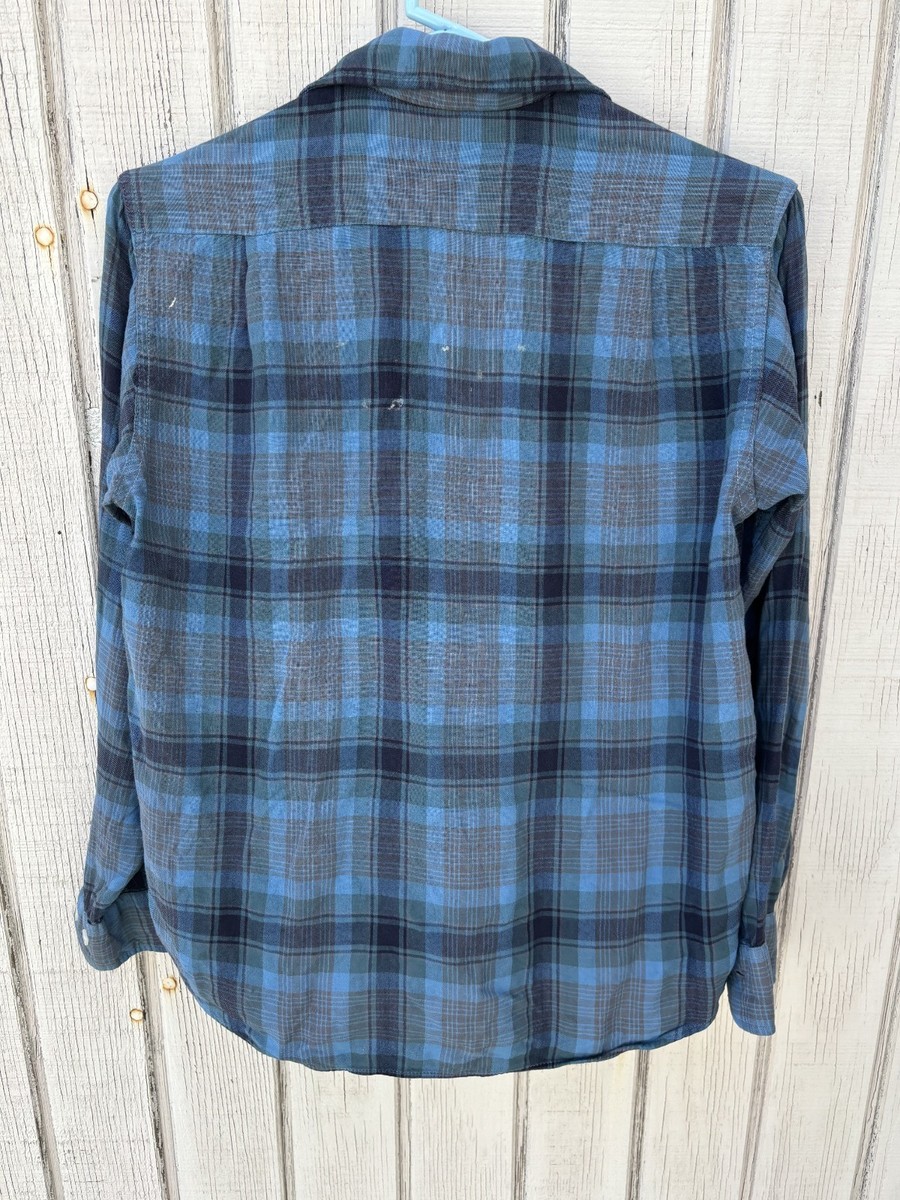 60s 50s Vintage Check Rayon Shirt レーヨン Vintage 60s Sears Milliken Rayon Plaid check Shirts Size S