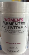 Women's Fermented Multivitamin, 120 Vegetable Capsules