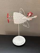 Sandra Magsaman Angel “Live, Laugh, Love” Jewelry Stand Holder EUC