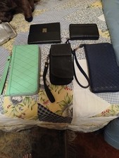 Lot of 5 Womens Wallets/ Wristlets   Mixed St...