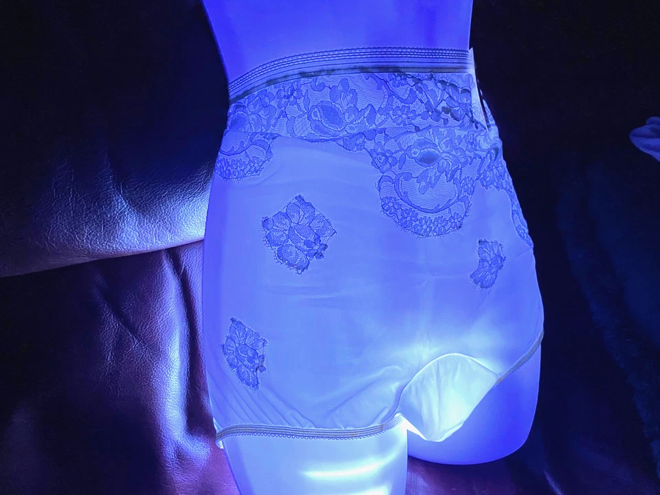 Bragas de nailon de encaje de lujo de colección nuevas stock muerto M L Foto 2 de 4