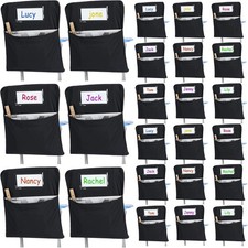 50 Pcs Chair Storage Pocket Bulk School Chair...