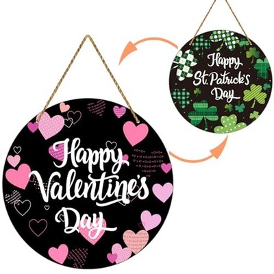 Valentines Day Decorations St Patricks Day Decorations Reversible Happy 