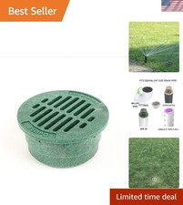 Heavy-Duty 3" Drain Grate Cover - Fits Most Pipes, Easy Direct Attachment
