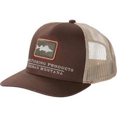 Simms Double Haul Walleye Trucker Icon Fishing Hat Cap - Kona Color - NEW
