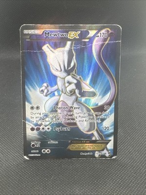 Mewtwo EX (157 Full Art) 157/162 Breakthrough Holo Damaged Pokemon TCG |  eBay