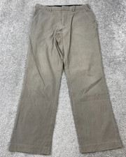 Apt. 9 Modern Fit Straight Leg Casual Pants Men's 30 x 30 29 Grey Flat Front