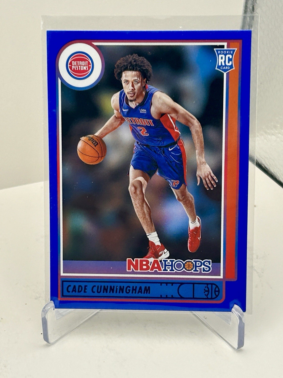 2021-22 Panini NBA Hoops - Rookies Cade Cunningham #201 Blue (RC) Detroit….
