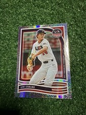 LEVI STERLING 2024 USA BASEBALL STARS AND STRIPES Sparkle FOIL AN1