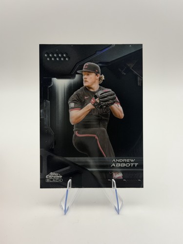 2026 Topps Chrome Black Andrew Abbott #62 card