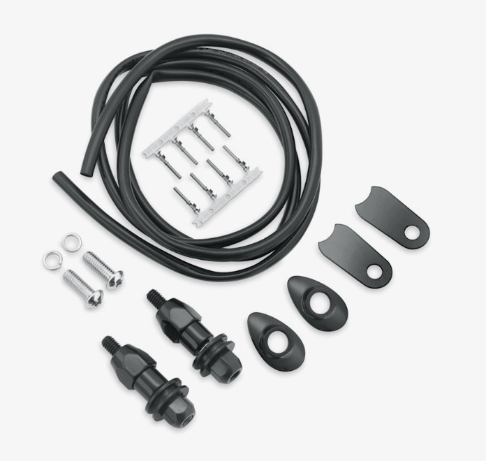 Kit relocation cligno Harley Davidson FXS support de feu FLS