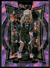 2025 Panini Select WNBA #72 Jewell Loyd Pink Ice Prizms