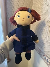 Macys Yes Virginia Doll Plush Stuffed Toy Lovey Red Hair Blue Eyes Cloth