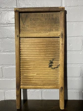 Vintage Dubl Handi Washboard Co., Columbus, Ohio, Wash Board, 18X 8.5", No. 2133