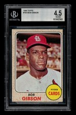 1968 Topps Set-Break #100 Bob Gibson BGS 4.5 VG-EX+