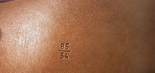 Vintage Miu Miu Brown Fur Genuine Leather Woman’s Wide Belt - Made in Italy - Picture 6 of 7
