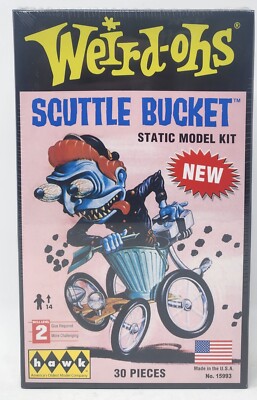 Hawk Model Co. Weird-Ohs Scuttle Bucket Static Model Kit 2012 30 Pcs. J. Lloyd 