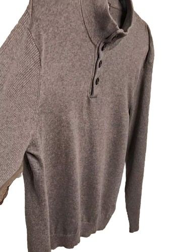 Michael Kors MENS XL Button Neck Sweater. NICE 100% Preshrunk Cotton - Picture 4 of 8