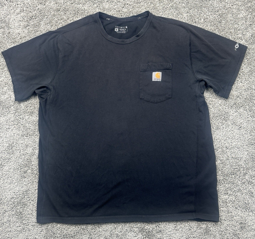 Carhartt Force T Shirt Relaxed Fit Extra Large Schwarz Kurzarm Tasche - Bild 1 von 19