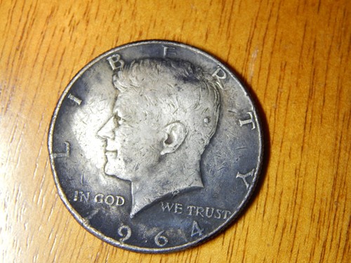 1964 Kennedy Half Dollar Mint Error Cracked RARE - Picture 13 of 16