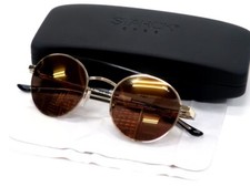 STARCK EYES Alain Mikli Double Bridge Boston Metal Frame Mirror Lens e105