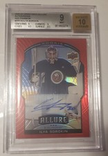 2020/21 Ilya Sorokin Upper Deck Red Rainbow Allure Rookie Auto