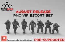 Turnbase Miniatures Ultra Modern VIP w/ PMC Escort Spectre Zona Alfa 20 28mm 54