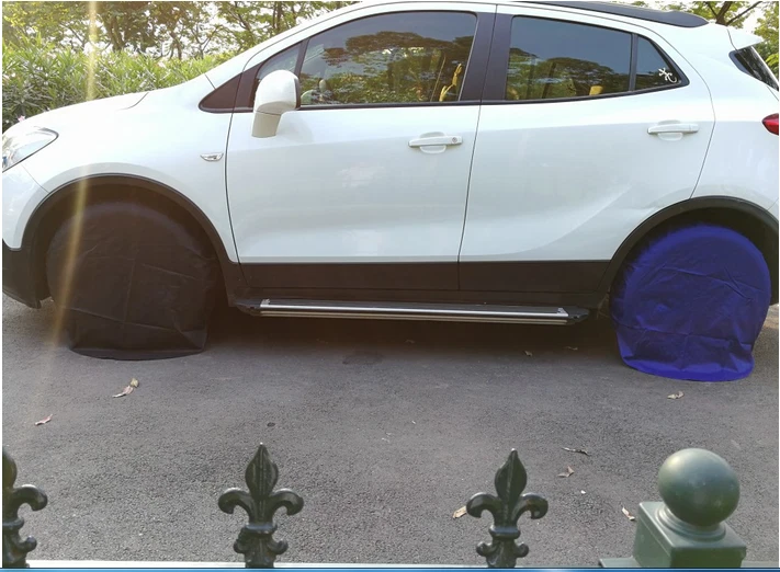 4Pcs Tire Covers Wheel 32in Sun Protector Dustproof/waterproof For Car Camper - Image 2 of 4