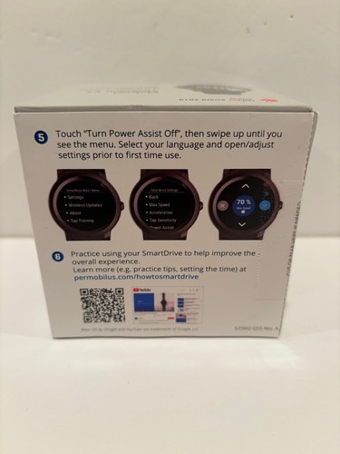 Mobvoi TicWatch E-2 Smartwatch New In Box WG12026 SmartDrive MX2+ Permobil - Photo 8 sur 9
