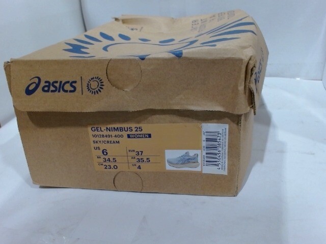 UsedLikeNew_ASICS Women's Gel-Nimbus 25 Running Shoes, 6, Sky