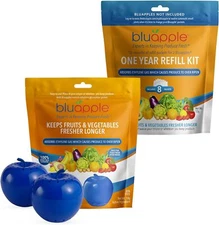 Bluapple Ethylene Gas Absorber Classic Produce Saver 15-Month Bundle,... 