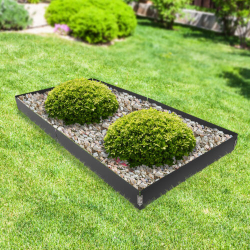 40'' L X 8.46" H 6 Pack Steel Landscape Edging Lawn Outdoor Garden Border