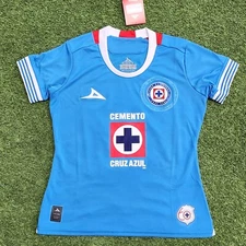 Pirma Cruz Azul Home 24-25 Women Soccer Jersey Blue-White-Red